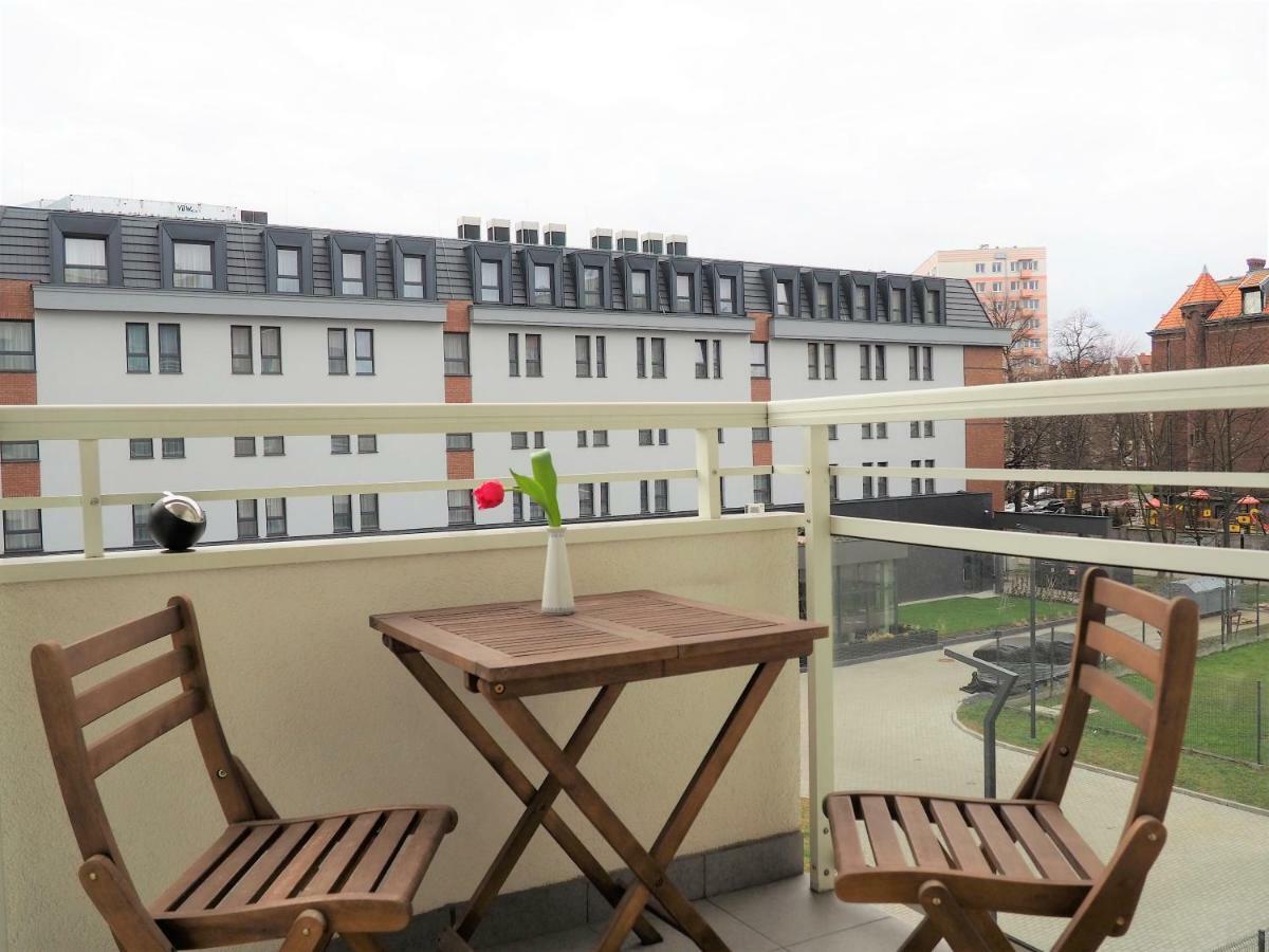 Apartament 3 Pokoje, Parking, Balkon - Gdansk Centrum Dış mekan fotoğraf
