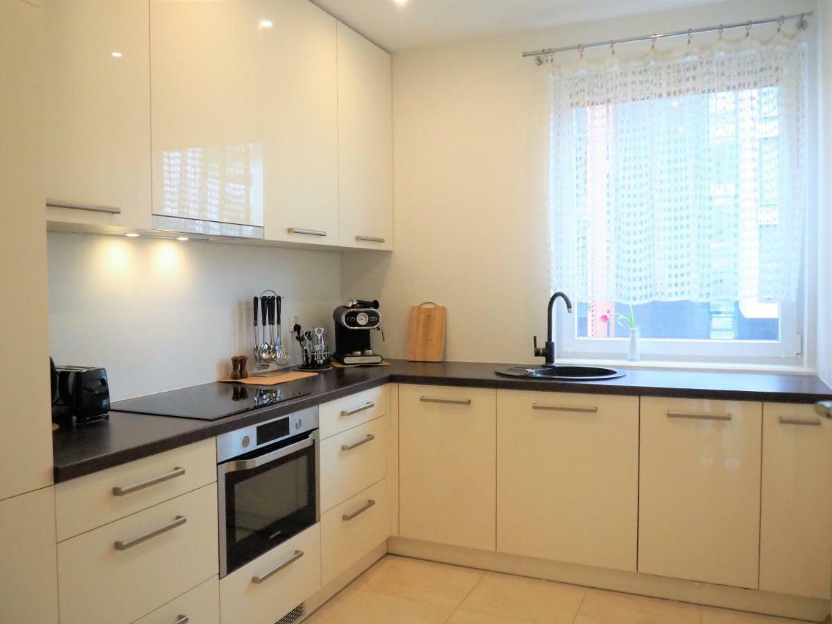 Apartament 3 Pokoje, Parking, Balkon - Gdansk Centrum Dış mekan fotoğraf